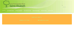 Desktop Screenshot of lycee-sainte-elisabeth.com