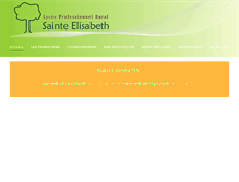 Tablet Screenshot of lycee-sainte-elisabeth.com